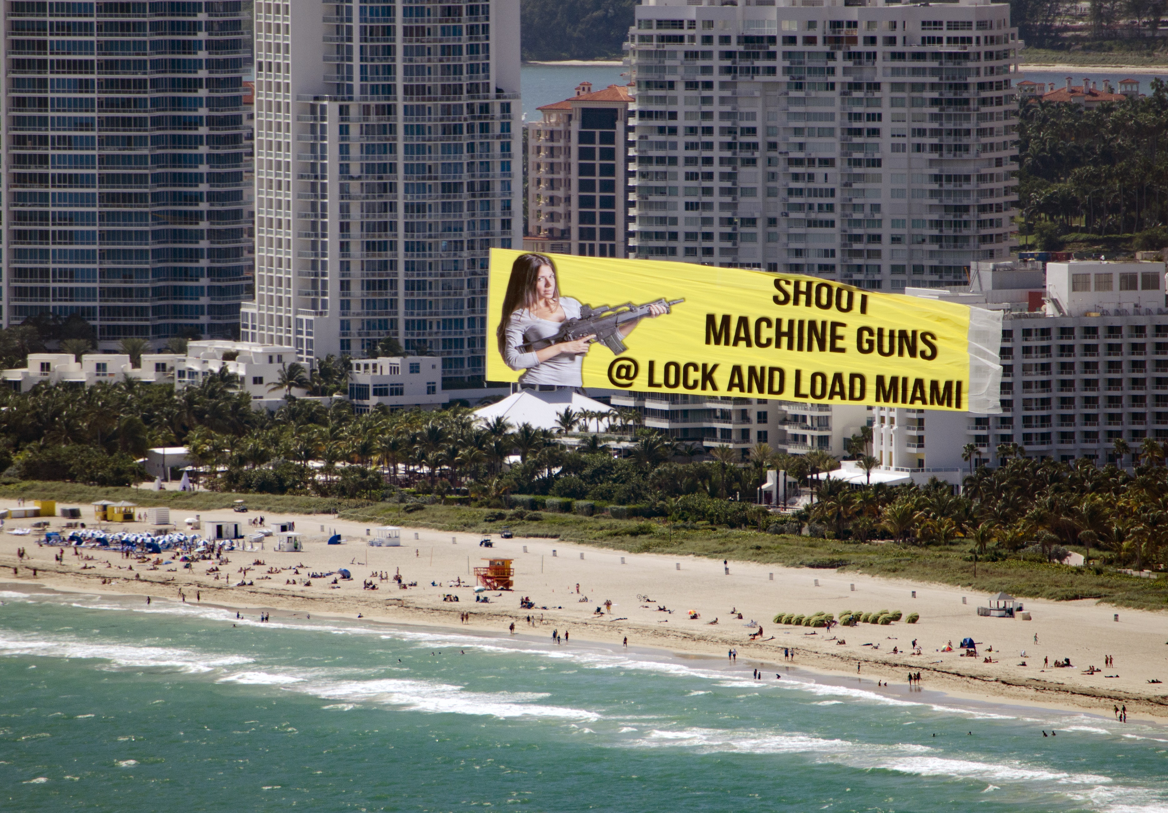 Banner In Sky Lock Load Miami